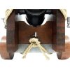 Denix British Naval Cannon Black Metal Brown Wood Base