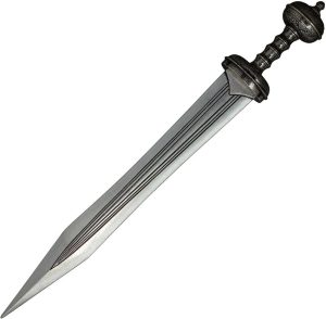 DX4116N.jpg Denix Roman 1st Century Sword 20" Blade Silver Metal Handle