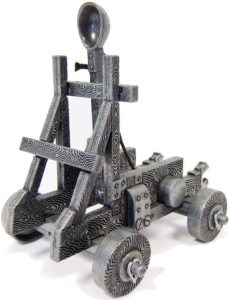 Denix Medieval Catapult Replica Gray Metal Desktop Model
