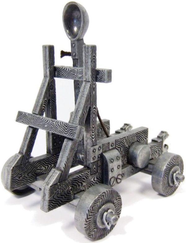 Denix Medieval Catapult Replica Gray Metal Desktop Model