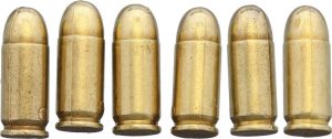 Denix .45 Caliber Bullet Replicas - Brass Finish 6-Pack