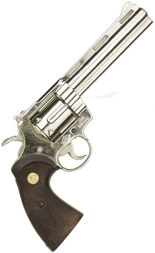 DX6304.jpg Denix Python Revolver .357 Magnum Replica Nickel 12.5"