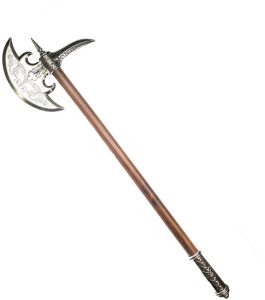 DX6602.jpg Denix German Battle Axe Replica - Nickel Silver Accents
