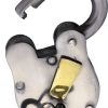 Denix Old West Large Padlock - Brass Steel