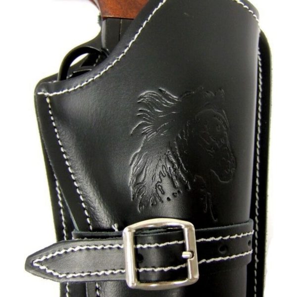 Denix Full Grain Leather Holster Brown 1873 Revolver Replica