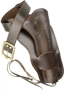 DX723.jpg Denix Single Western Leather Holster - Brown