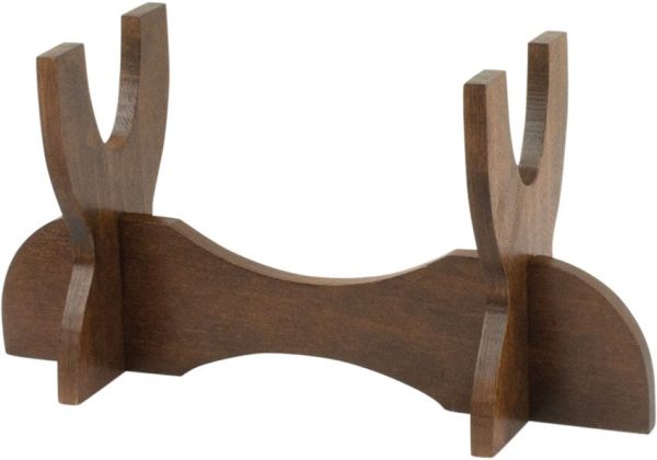 Denix Wooden Pistol and Dagger Stand - Varnished