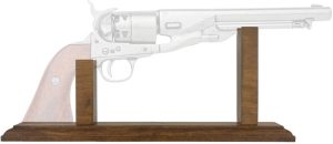 Denix Pistol Display Stand - 12 Inch Wood
