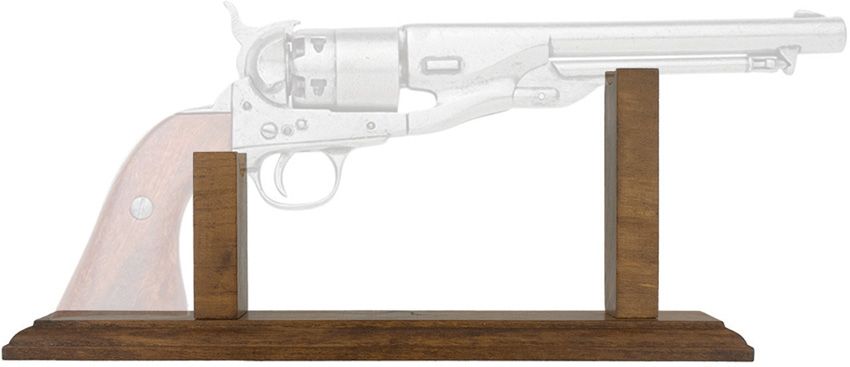 Denix 12" Pistol Display Stand - Wood Construction