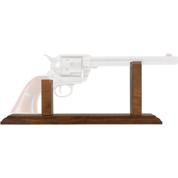 Denix Wooden Western Pistol Stand - Brown