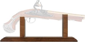 Denix Flintlock Display Stand - Brown Wood