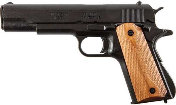 Denix M1911A1 Auto Pistol Replica - Black Metal