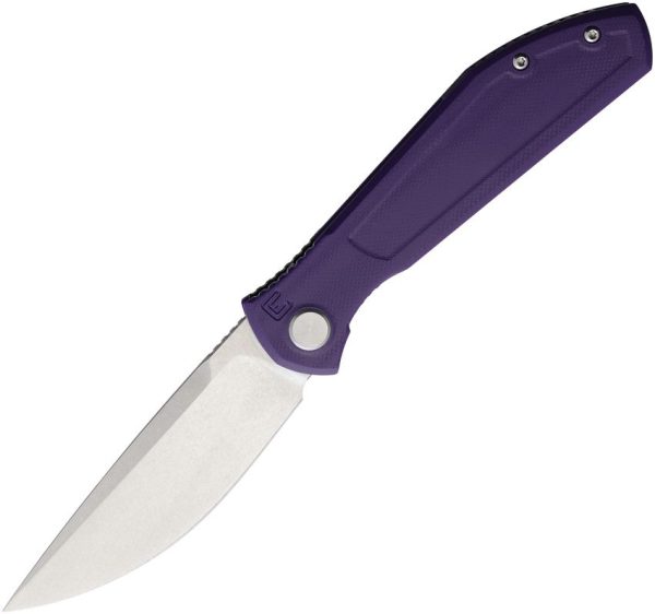 Echo by CKF Splinter Violet S35VN Folding Knife Linerlock