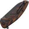 Echo by CKF Natrix Linerlock Orange G10 Folding Knife CPM S35VN
