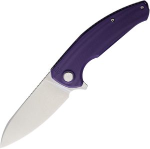 ECHO by CKF Natrix Linerlock Folding Knife CPM S35VN Violet G10
