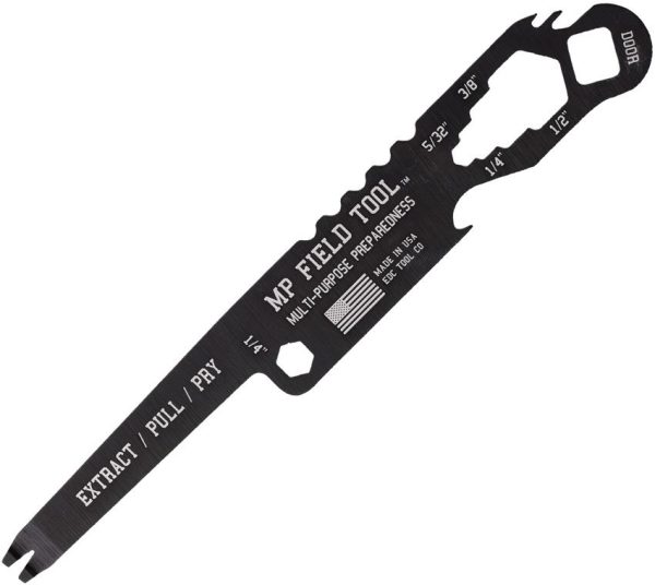 EDC Tool Co. MP Field Tool Black Aluminum Multi-Tool
