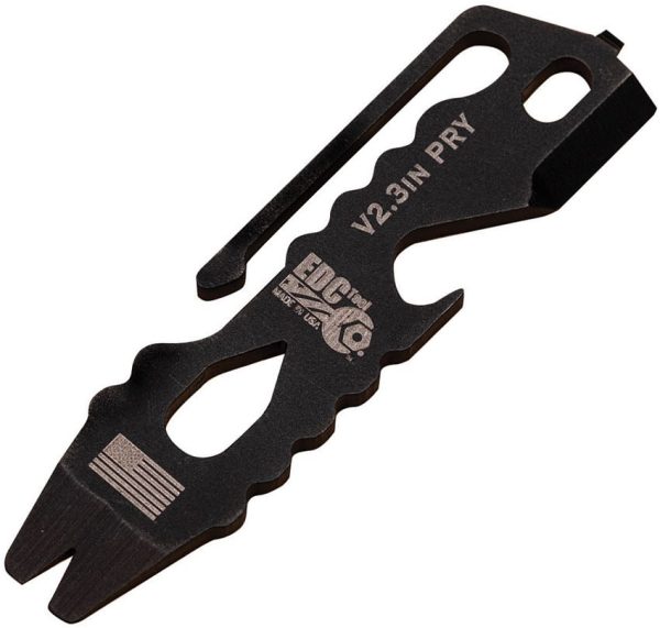 EDC Tool Co. Pry Bar 3 inch Titanium Black DLC Multi-Tool