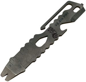 EDTPB4TRW.jpg EDC Tool Co. Pry Bar 4 inch Titanium Tumbled Multi-Tool