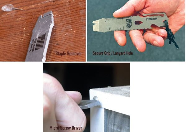 EDC Tool Co Power Pry 5" Multi Tool Black DLC Titanium