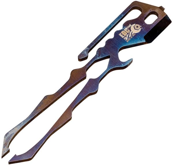 EDC Tool Co. Tweezer Multi-Tool Flame Titanium Anodized