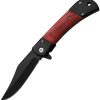 ElitEdge Assisted Linerlock Brown/Black 3in Clip Point