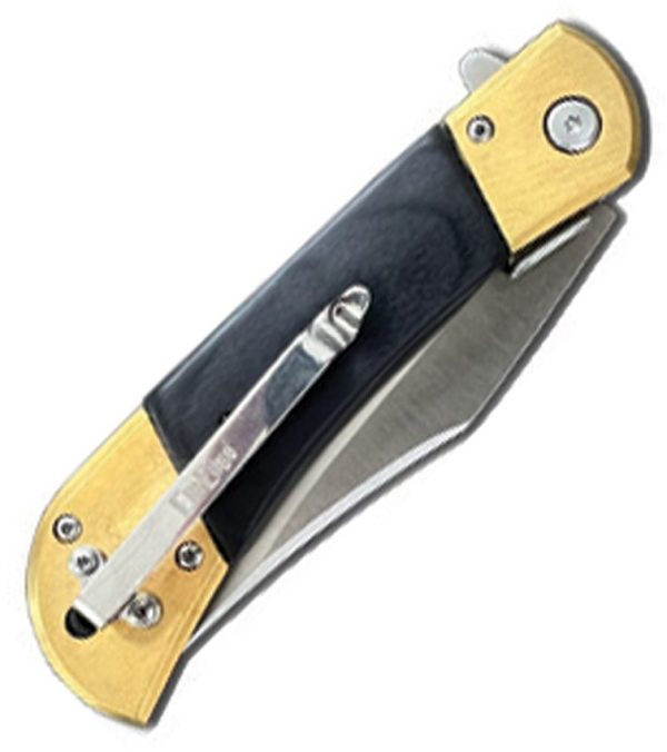 ElitEdge Linerlock A/O Assisted Opening - Black/Gold