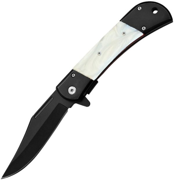 ElitEdge Linerlock A/O Pearl/Black - Assisted