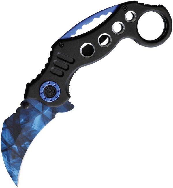 ElitEdge Karambit Linerlock A/O - Blue Blade