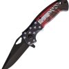 ElitEdge US Flag Linerlock Folding Knife