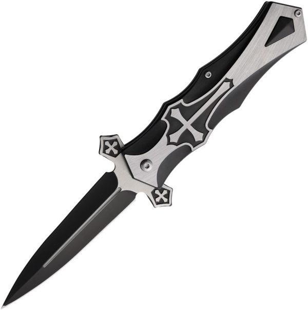 ElitEdge Knight Linerlock A/O Black Dagger