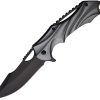 ElitEdge Linerlock A/O Gray Aluminum Handle