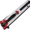 ElitEdge Linerlock A/O Tanto - Red and White Design