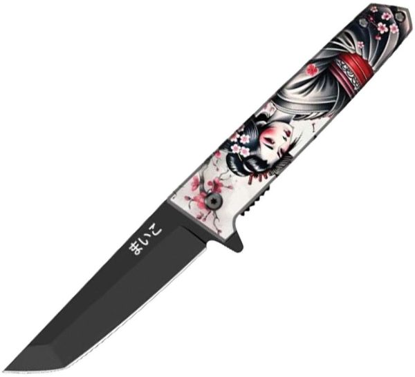ElitEdge Maiko Linerlock A/O Tanto - Black 420C