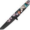 ElitEdge Flower Maiko Linerlock A/O - Black 420C