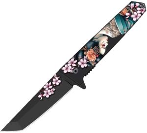 ElitEdge Flower Maiko Linerlock A/O - Black 420C