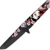 ElitEdge Flower Maiko Linerlock A/O - Black 420C