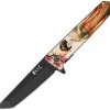 ElitEdge Maiko Linerlock A/O Tanto - Black 420C