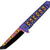 ElitEdge Purple Linerlock A/O Tanto - 3D Eye Design