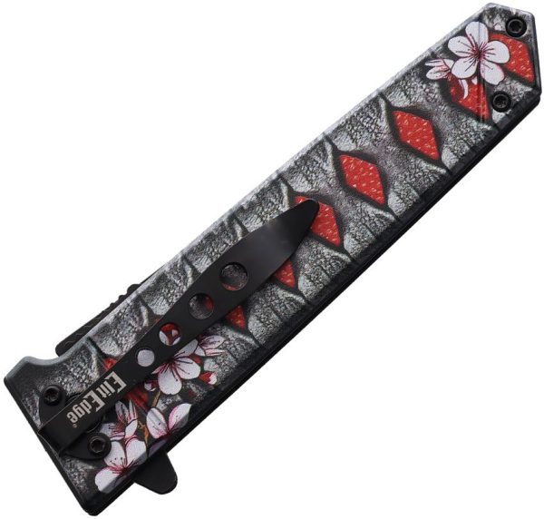 ElitEdge Red Demon Linerlock A/O Tanto - 420C