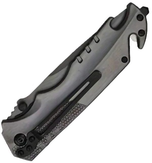 ElitEdge Rescue Linerlock A/O Gray TiNi Spear