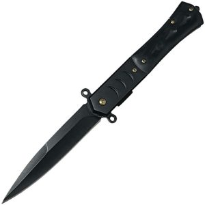 ElitEdge Linerlock A/O Black Marble - Synthetic Handle