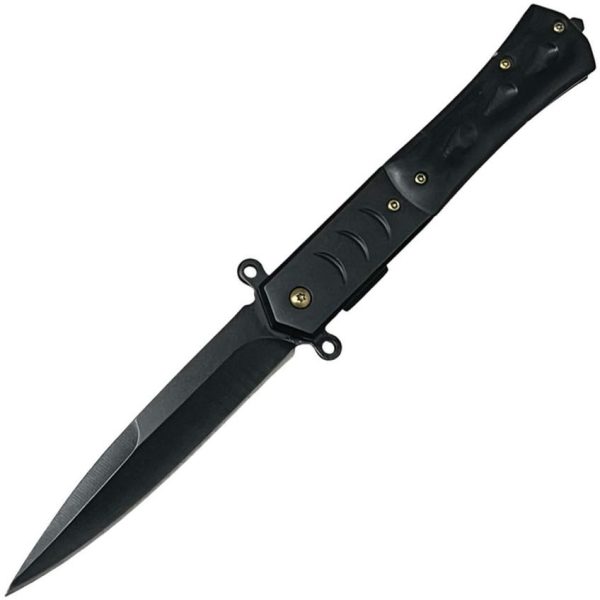 ElitEdge Linerlock A/O Black Marble - Synthetic Handle