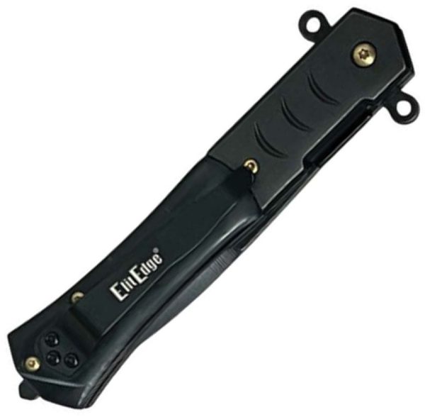 ElitEdge Linerlock A/O Black Marble - Synthetic Handle