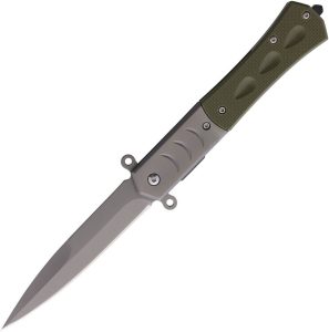 ElitEdge Linerlock A/O Titanium Coated - Green G10
