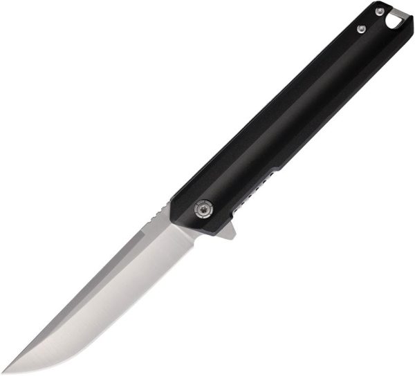 ElitEdge Linerlock A/O Black Aluminum 420C Folding Knife