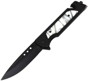 ElitEdge Linerlock A/O Drop Point - Black MOP