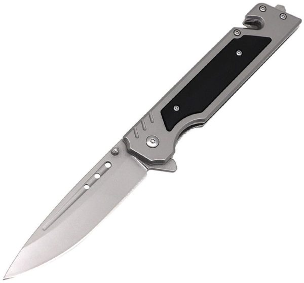 ElitEdge Linerlock A/O Drop Point - Gray G10