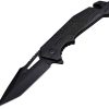 EE10A117BKG.jpg ElitEdge Rescue Linerlock Assisted Opening Folding Knife Black