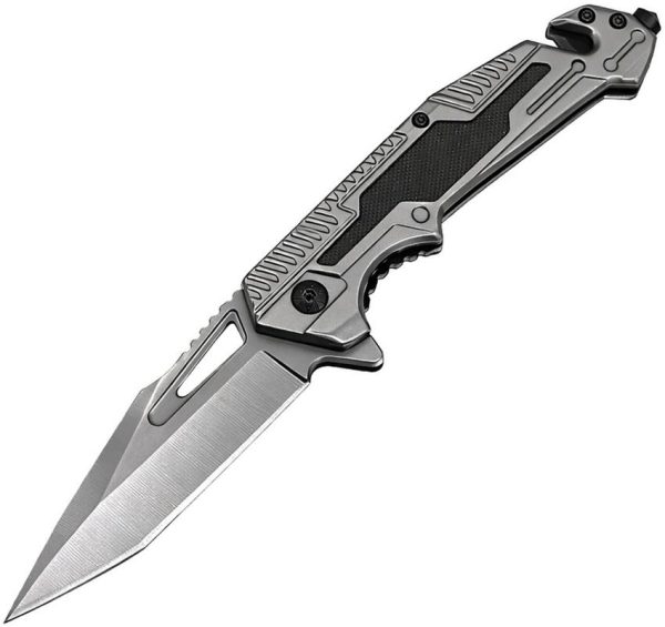 ElitEdge Rescue Linerlock A/O Gray/G10 Assisted Opening Knife