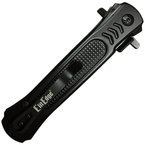 ElitEdge Linerlock A/O Spear - Black/Wood